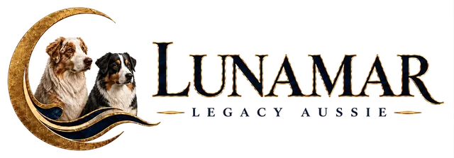 Logotipo de Lunamar Legacy Aussie
